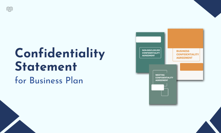 statement of confidentiality in business plan